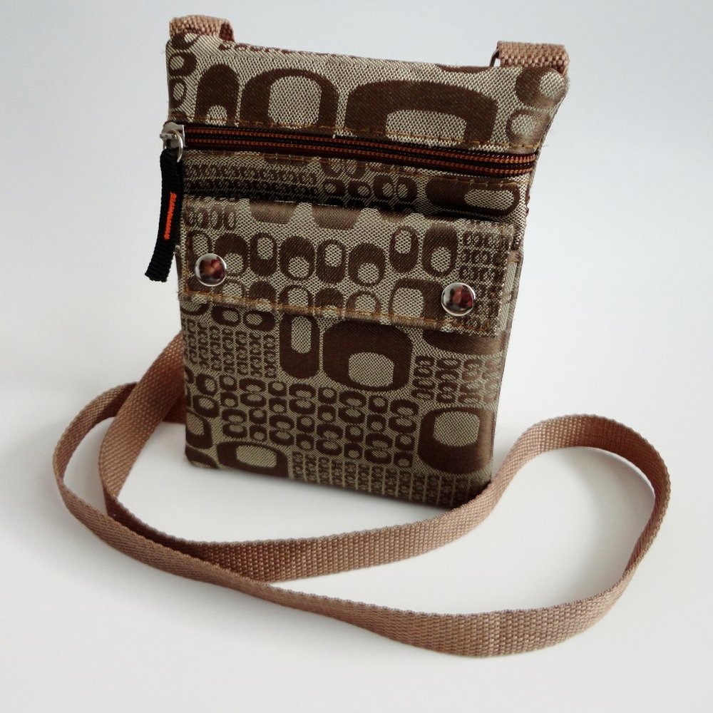 Brown Travel Passport Bag